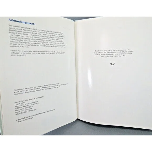 Teacher at Sea Hardcover, 2007 Dually Signed Adventures on NOAA Ship - Picture 3 of 8